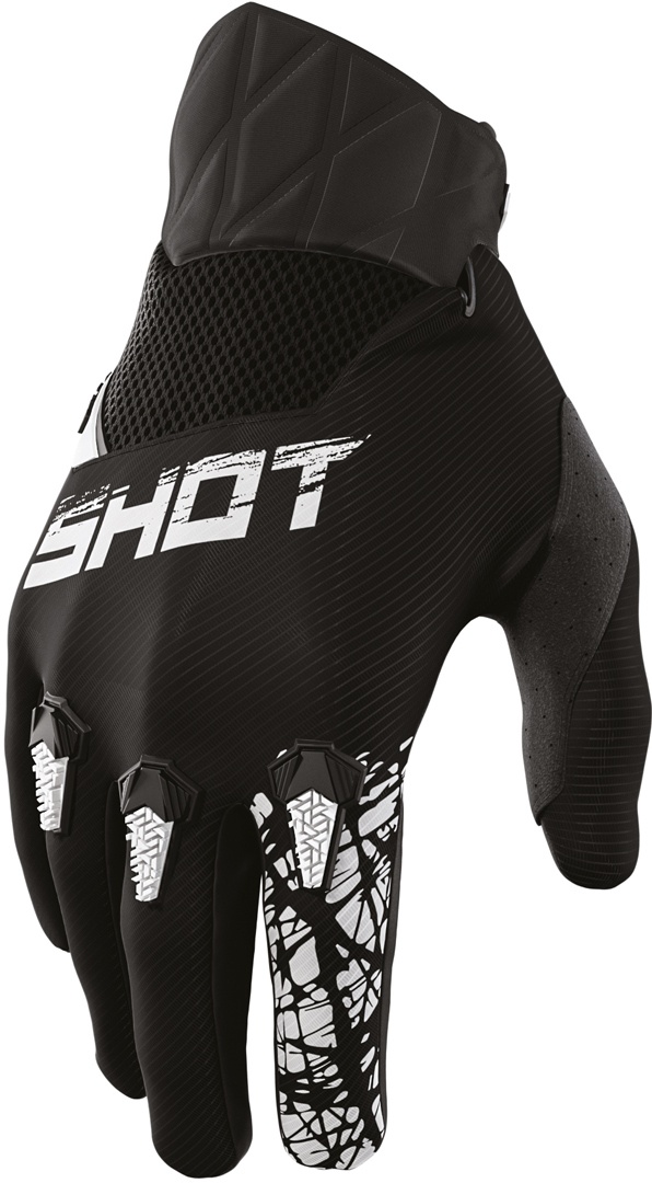 Shot Devo Slam Motorcross handschoenen, zwart, 3XL