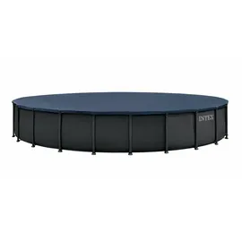 Intex Ultra XTR Frame Pool Set 732 x 132 cm inkl. Filterpumpe, Sicherheitsleiter, Bodenschutzmatte, Poolabdeckung
