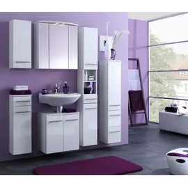 Held MÖBEL Parma Unterbeckenschrank, Hochglanz-weiß 842096 - weiss