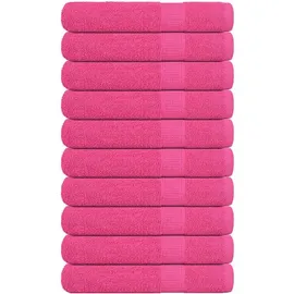 vidaXL Saunatücher 80 x 200 cm rosa 10 St.