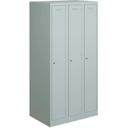 Bisley Primary Lockers, 1 Abteil,  2 Fächer, Farbe lichtgrau