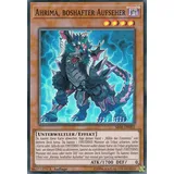 SR06-DE002 - Ahrima, boshafter Aufseher - Super Rare - DE - im Set mit Ultrapro Toploader - Yugioh
