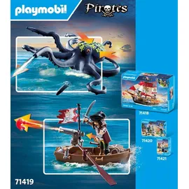 Playmobil Pirates Kampf gegen den Riesenoktopus 71419
