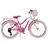 Volare Lovely 24" RH 33.5 cm rosa 7-Gang Handbremsen