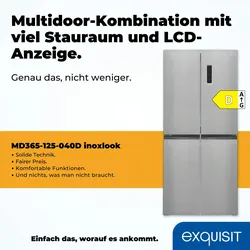 Exquisit MD365-125-040D inoxlook