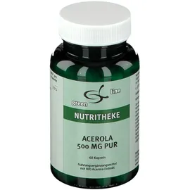 11 A Nutritheke Acerola 500 mg pur Kapseln 60 St.