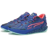 Puma Stewie 4 Night Vision Basketballschuhe Damen Damen, Gr. 38.5, Vivid Blue electric peppermint Green - 38.5 EU