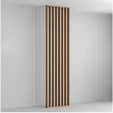 marbet design Raumteiler, Lamellenwand 275x58cm MDF Raumtrenner Trennwand - freistehende Holzlamellen Innendekoration - moderne Raumgestaltung Lamellen-Sichtschutz (Saragossa Eiche)