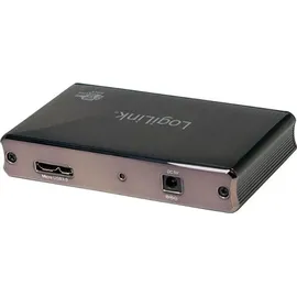 Logilink UA0282 USB 3.0 Hub 4-Port mit Aluminiumgehäuse, mit Status-LEDs Space Grau