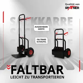 Grafner Sackkarre Transportkarre Stapelkarre ausziehbar / klappbar 200 kg