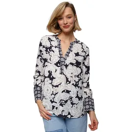 Emily van den Bergh Bluse schwarz/beige - 40 - 40