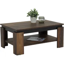 Hela Couchtisch TIM II Old Wood schwarz 90 x 60 cm - braun - BHT 90x41x60 cm