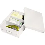 Leitz Click & Store Aufbewahrungsbox 22 x 10 x 28,2 cm 10-tlg. weiß