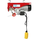 Seilhebezug Elektrische Seilwinde 1800W Elektrischer Kabelwinde mit 18 m Stahldrahtseil und 1.4m Kabellänge 500 kg / 1000kg 9 m / 18m (EU-Stecker 220V)