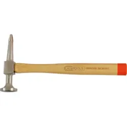 KS Tools Aluminium-Karosserie-Spitzhammer gewölbter Kopf, rund/spitz