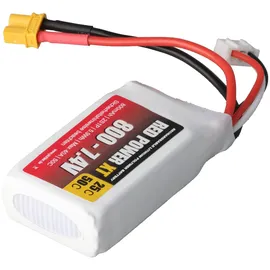 Red Power Akkupack (LiPo) 7,4 V 800 mAh 25 C Softcase XT30