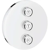 Grohe Grohtherm SmartControl moon white, rund, UP-Ventil 3-fach