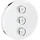 Grohe Grohtherm SmartControl moon white, rund, UP-Ventil 3-fach