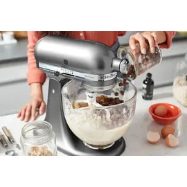 KitchenAid Artisan 5KSM185PS Medallion Silber Cookielover