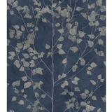 Rasch Textil Rasch Tapeten Vliestapete (Botanical) Blau silberne 10,05 m x 0,53 m Finca 416657