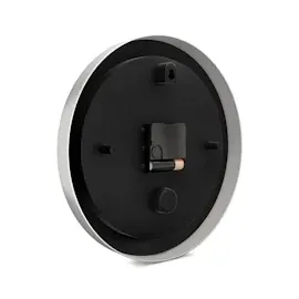 MEBUS 52451 Funk-Wanduhr silber