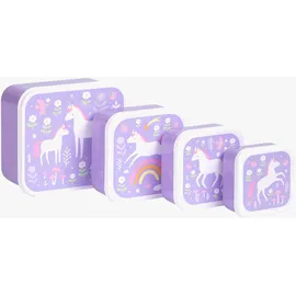 A Little Lovely Company Lunchbox-Set, Unicorn dreams