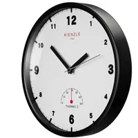 KIENZLE Funkwanduhr 30 cm DCF schwarz