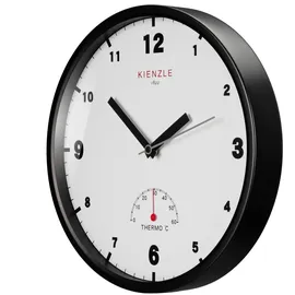 KIENZLE Funkwanduhr 30 cm DCF schwarz