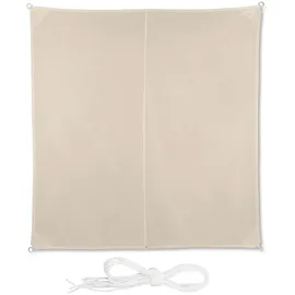 Relaxdays Sonnensegel, Quadrat in Beige, Beige