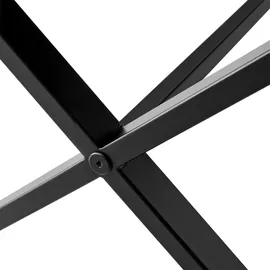 Hammel Furniture Esstisch HAMMEL FURNITURE "Meza Designtisch mit Auszugsfunktion und 2 Einlegeplatten", beige (natur, schwarz, natur), B:210cm H:74cm T:100cm, Tischplatte: Weißpigmentiertes, matt lackiertes Eichenfurnier (natürliche MDF-Kante).