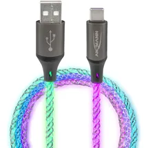 Ansmann USB-A auf USB Typ C 1 m Schwarz