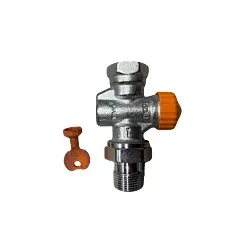Heimeier Thermostat-Ventilunterteil 3912-03.000 Durchgang, DN 20, mit automatischer Durchflussregelung