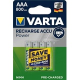 4x Varta Akkus AAA Micro 800 mAh für Siemens Gigaset S79H A580 A585 Telefon Akku