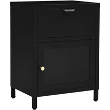 vidaXL Nachtschrank 40 x 30 x 54,5 cm Schwarz