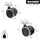 Wagner System Möbelrollen / Doppelrollen 4tlg. Set - SOFT - Ø 50mm, Tragkraft 50 kg