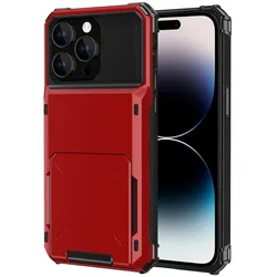 Hülle für Apple iPhone 15 Pro Max Schutz Handy Case Cover Backcover Kartenfach