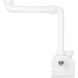 Omp Waschtisch Flach-Raumsparsiphon mit Reinigungsöffnung, für Möbelunterbau - DN32 (1 1/4'') x Ø32 mm