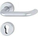 HOPPE HOPPE® Türgriff Paris 138/42H/42HKVS, Garniturart: Bad-/WC-Garnitur|Lochung: Bad/WC mit Rosetten Aluminium, Lochung: WC / Bad (WC)