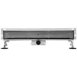 Fala Brick Duschrinne Wandablauf Ablaufrinne Edelstahl Ablauf Duschablauf Rinne Wand, Länge:90cm