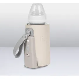 lionelo Thermup Go Plus - bærbar flaskevarmer | Farve Beige_Sand