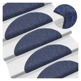 vidaXL Stufenmatte 56 x 17 cm Blau