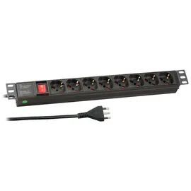 EFB-Elektronik Steckdosenleiste 1,80 m Schwarz 8 St.