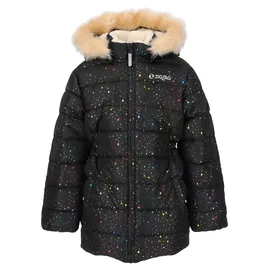 ZigZag Steppjacke "Astrid", Jungen, Gr. 116, rosa (schwarz), 100% Polyester, mehrfarbig, normal, ohne Ausschnitt, Jacken Steppjacke, mit abnehmbarer Kapuze