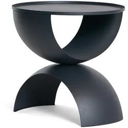 Frederik Roijé - Bow Bow Beistelltisch, Ø 40 x 40 cm, dunkelgrau
