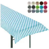 Heimtexland ® Tischdecke Bierzeltgarnitur Biertischdecke Garten Tischdeko Oktoberfest Typ861