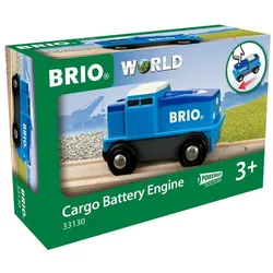 BRIO Bahn - Blaue Batterie-Frachtlok