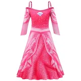 Lito Angels Meerjungfrau Prinzessin Arielle Kostüm Kleid Verkleidung für Mädchen Kinder, Größe 10-11 Jahre 146, Pink