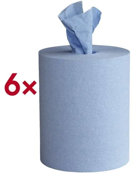 OTTO Office 6 Tücherrollen »Work« mit je 200 Blatt (1200 Blatt gesamt) blau