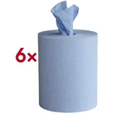 OTTO Office 6 Tücherrollen »Work« mit je 200 Blatt (1200 Blatt gesamt) blau