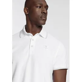 delmao Poloshirt weiß M